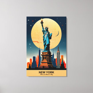 New York: Heart of America’s Story Canvas Print