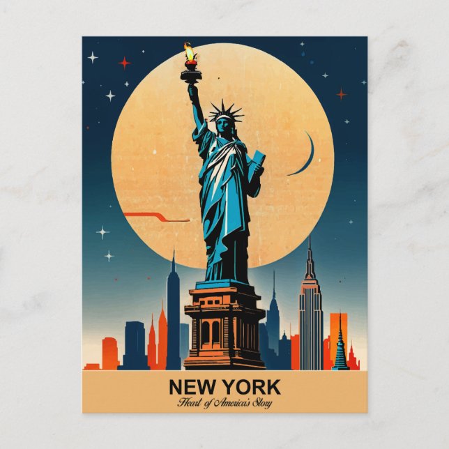 New York: Heart of America’s Story Postcard (Front)
