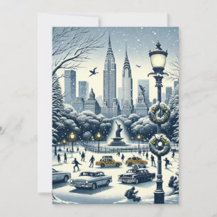 New York Holiday Elegance - Customisable Card. Card