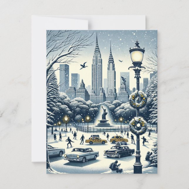 New York Holiday Elegance - Customizable Christmas (Front)