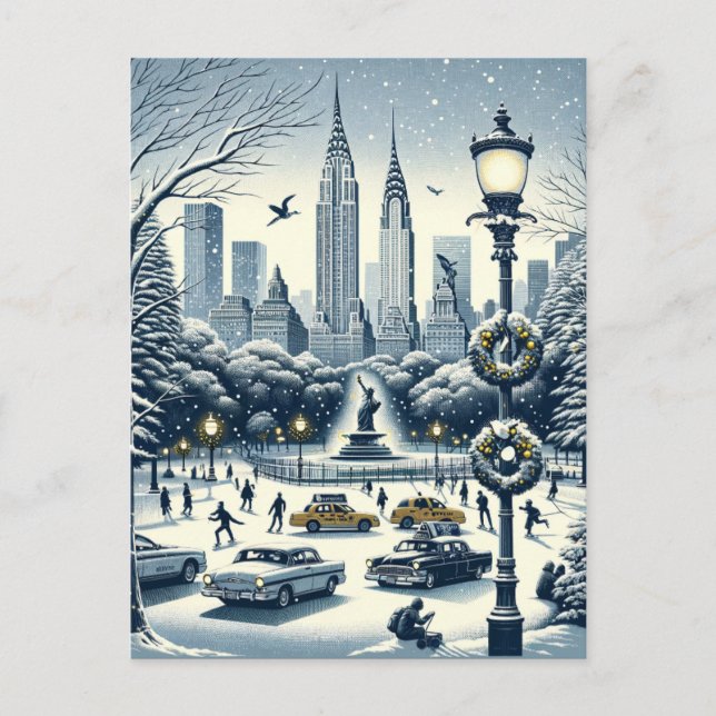 New York Holiday Elegance - Customizable Christmas (Front)