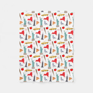 New York Icons Fleece Blanket