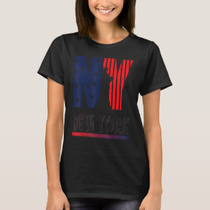 New York Idea Cool American Flag T-Shirt