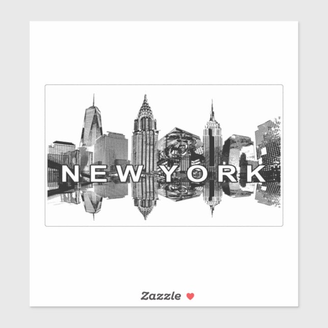 New York in black ink  (Sheet)