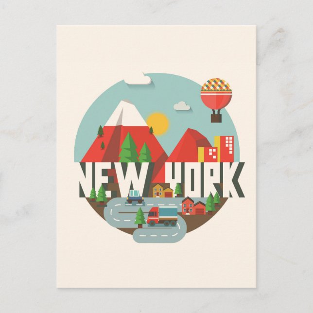 New York in Design Postcard (Front)