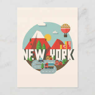 New York in Design Postcard
