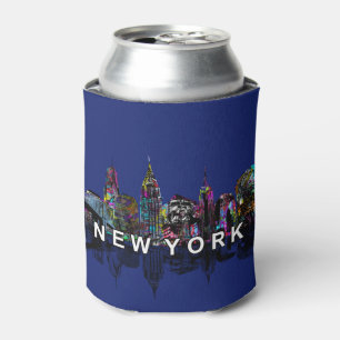 New York in graffiti Can Cooler
