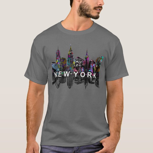 New York in graffiti T-Shirt (Front)