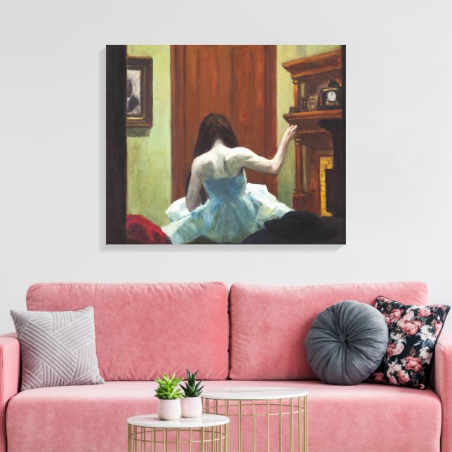 New York Interior | Edward Hopper | Canvas Print (Insitu(LivingRoom))