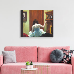 New York Interior Edward Hopper Canvas Print