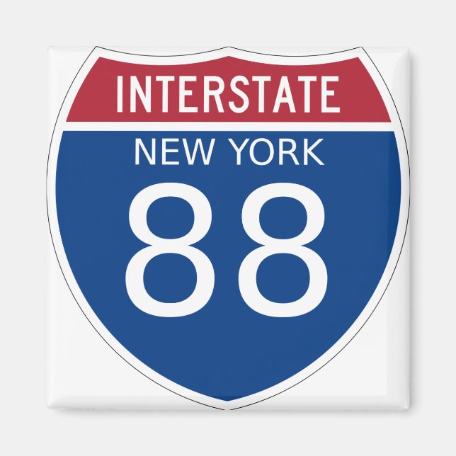 New York Interstate Sign Magnet (Front)