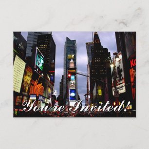 New York Invitations Personalised New York RSVP