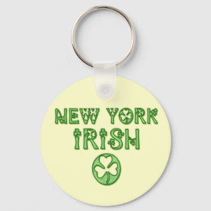 New York Irish Key Ring