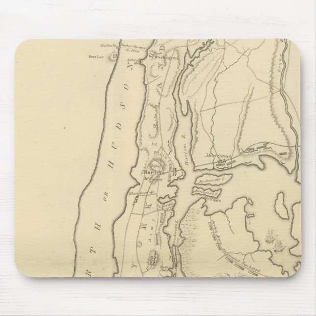 New York Island, Part of Long Island Mouse Mat (Front)