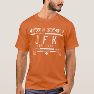 New York JFK International Airport Code T-Shirt