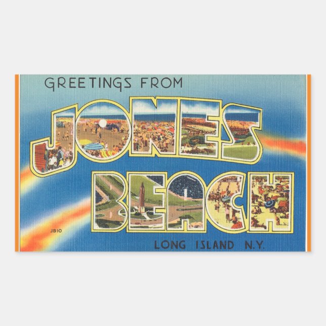 New York, Jones Beach Sticker (Front)