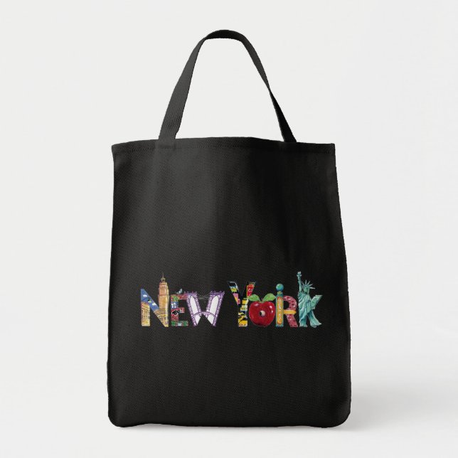 New York Jumbo Tote Bag (Front)