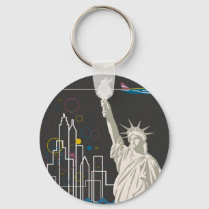 New York Key Ring