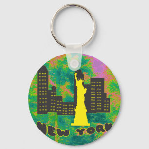 New York Key Ring