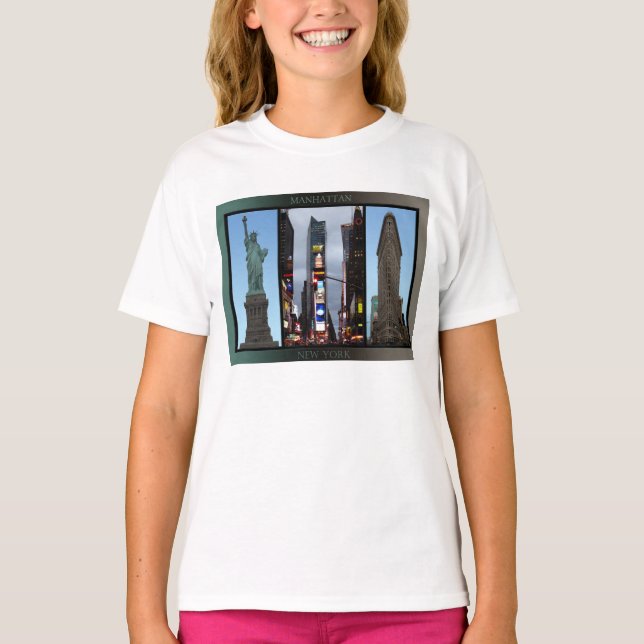 New York Kid's Sweatshirt New York Landmarks Shirt (Front)