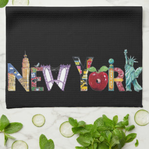 New York kitchen towel