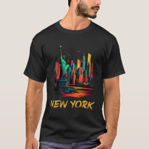 New York Landmark New York Souvenir New York City T-Shirt