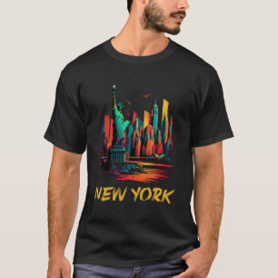 New York Landmark New York Souvenir New York City T-Shirt
