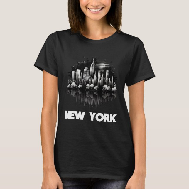 New York Landmark New York Souvenir New York City  T-Shirt (Front)
