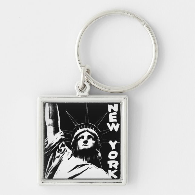 New York Landmarks Key Chain New York Souvenirs (Front)