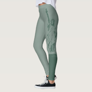 New York Leggings Statue of Liberty Stretchy Pants