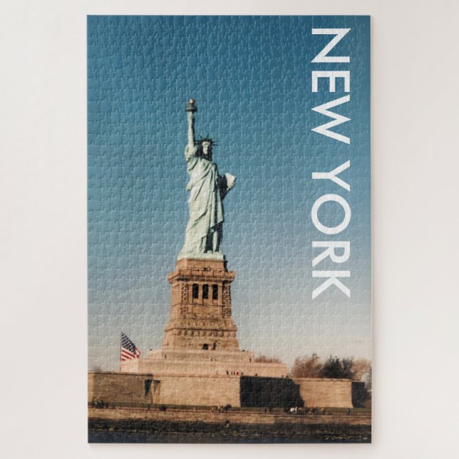 new york liberty lady jigsaw puzzle (Vertical)
