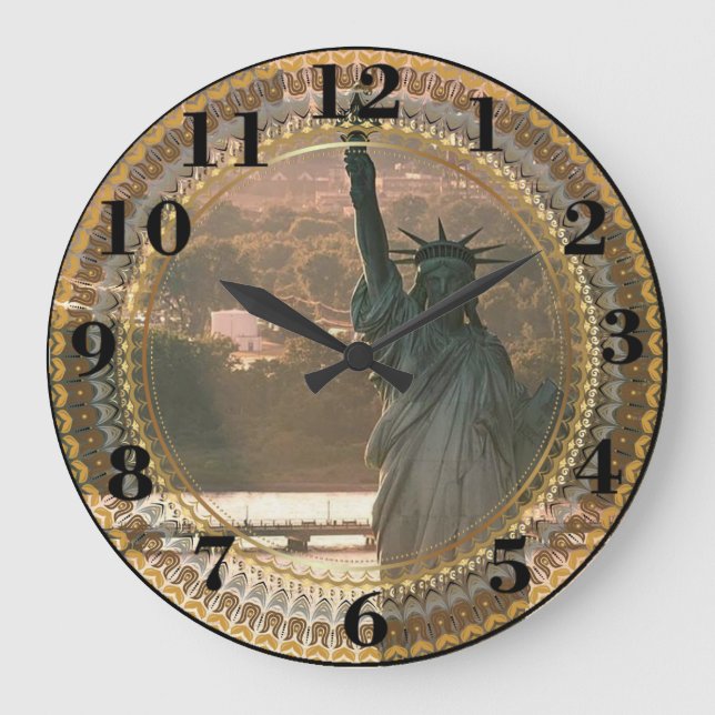 New York Liberty Large Clock (Front)