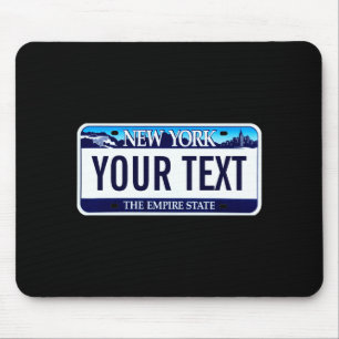 New York License Plate _1 Mouse Mat