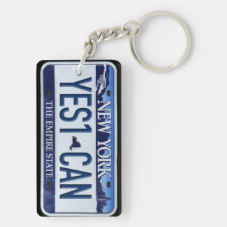 New York License Plate Keychain CUSTOM