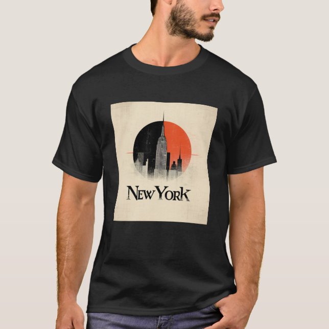 New York Limited Edition – 1960s Style Graphic T-Shirt (Front)