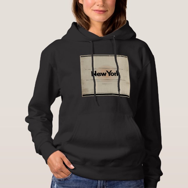 New York Limited Edition Inspired by 1960s Poster Hoodie (Front)