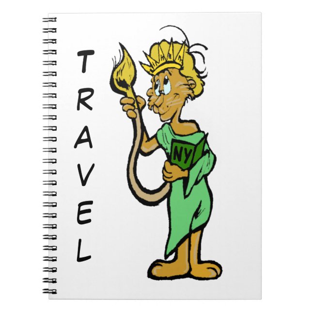 New York Lion Travel Notebook (Front)