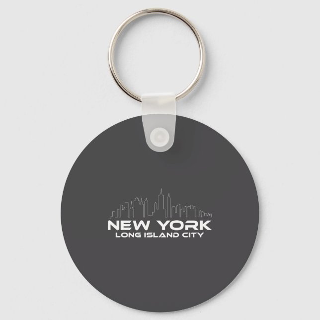 New York Long Island City  Key Ring (Front)