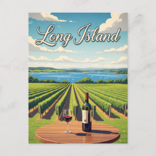 New York Long Island Postcard