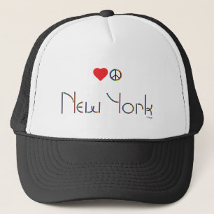 NEW YORK, Love and Peace, Cool Trucker Hat