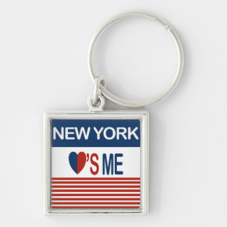 New York Loves Me Key Ring