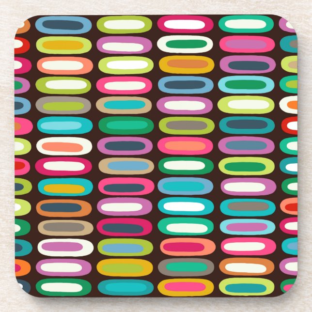 New York lozenge chocolate Coaster (Front)