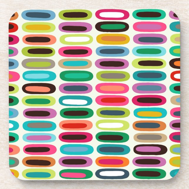 New York lozenge cream Coaster (Front)