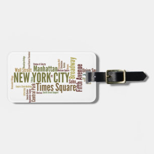 New York Luggage Tag