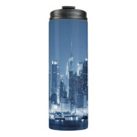 New-York Manhattan City Night Skyline