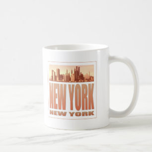 New York Manhattan Skyline Coffee Mug