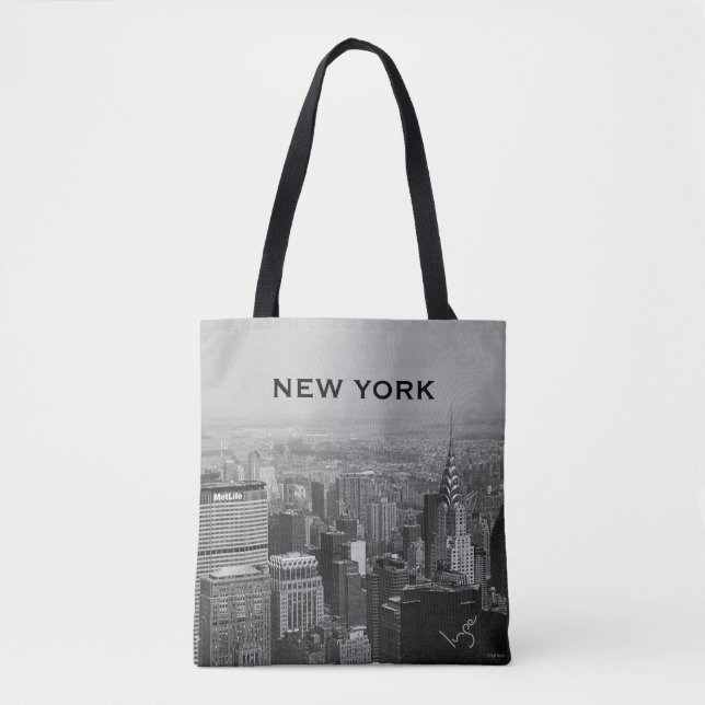 New York Manhattan Skyline Unisex Cool Tote Bag (Front)