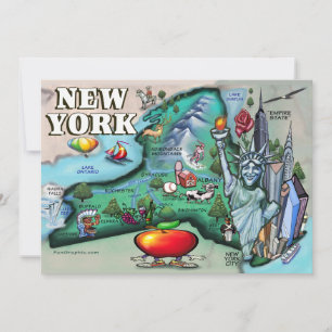 New York Map CARD