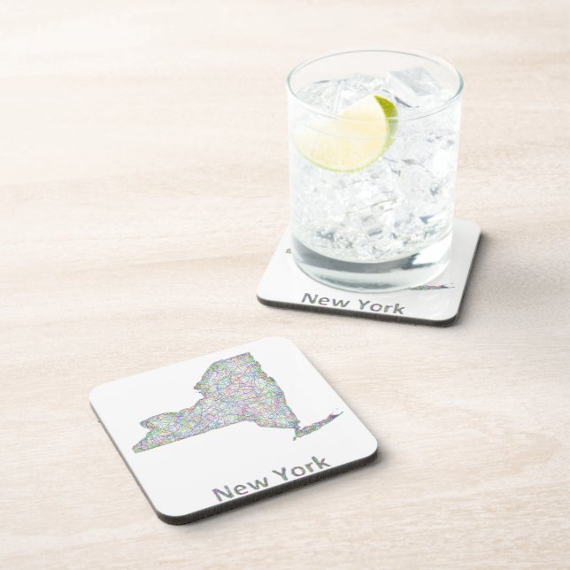 New York map Coaster (Right Side)