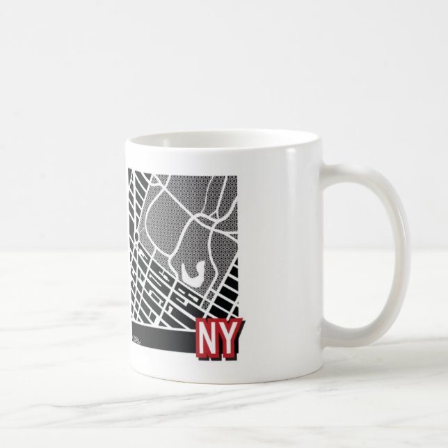 New York map Mug (Right)